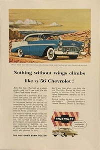 General Motors Corporation Print Ad 1956 Chevrolet Bel Air Sport Sedan GMC Chevy - Picture 1 of 1