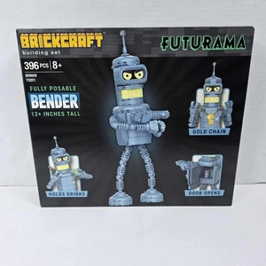 Kit de construcción de ladrillos dobladores Futurama (396- juego de piezas de plástico), ciencia ficción coleccionable - Imagen 1 de 9