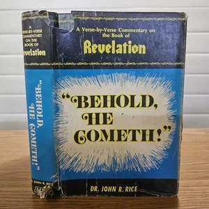 Behold, He Cometh! by John R. Rice (1977, Hardcover) – Good Condition - Picture 1 of 15