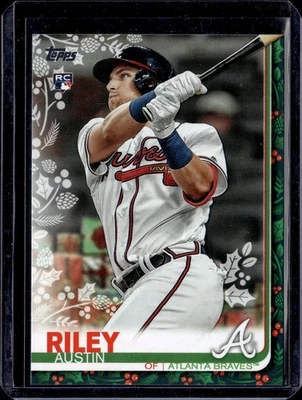 2019 Topps Holiday #HW76 AUSTIN RILEY RC Rookie! BRAVES! - Image 1 of 2
