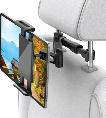 Verstellbar Tablet Halterung Auto, Universal Tablethalterungen Auto Kfz-Kopfstüt - Bild 1 von 4