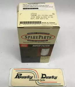 Harley Chrome Specialties 63813-90 Chrome Oil Filter FXDB Dyna Glides 91-UP - Picture 1 of 7
