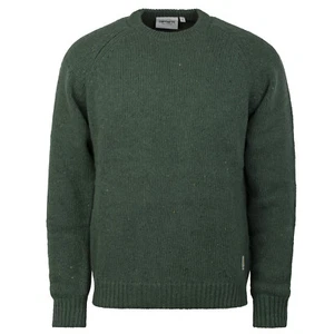 Carhartt WIP Anglistic Sweater Speckled sycamore - Strickpullover aus Lammwolle - Bild 1 von 4