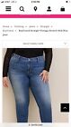 Torrid Boyfrind Midrise Jeans Sz 18 W Fade And Whiskering Plus Sz Close Fit