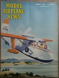 Model Airplane News January 1946 -good condition Sopwith Camel, The Kid, Seabee - Picture 1 of 11
