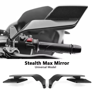 For YAMAHA MT-09 MT-07 MT10 Stealth Max Mirror Kits Adjustable Rearview Mirrors - Picture 1 of 14
