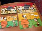 2 70s 80s Peanuts 100 Pc Puzzles Lot Fishing Camping Snoopy Spike Outdoor