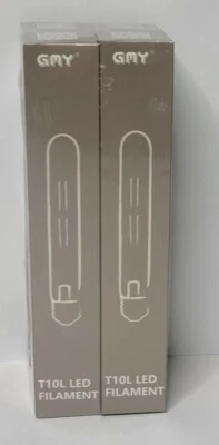 4 Pack 30W Dimmable LED Filament EDISON BULB Amber Glass Vintage Light T10 L 4W - Image 1 of 4