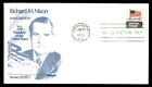 Mayfairstamps US FDC 1973 Richard M Nixon Flag White House First Day Cover aaj_5