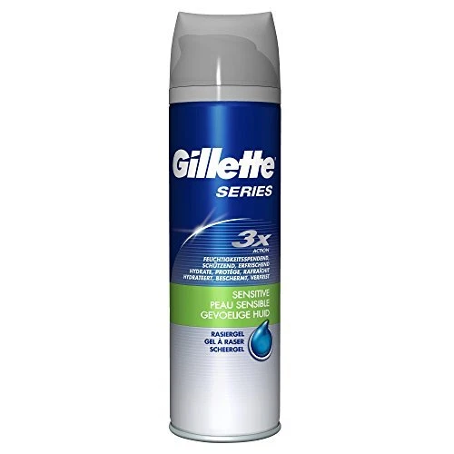 RASIERSCHAUM-GEL Gillette Series Rasiergel für sensitive Haut 200 ml, 6er Pack (6 x 200 ml)