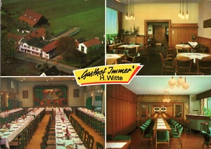 AK Ganderkesee Mehrbildkarte Gasthof Immer, Luftbild Stückzahlkarte (2721A35) - Bild 1 von 2