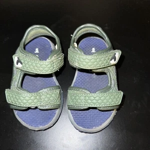 Carter's Toddler Boys Light Up Dinosaur Sandals Size 5 - Picture 1 of 6