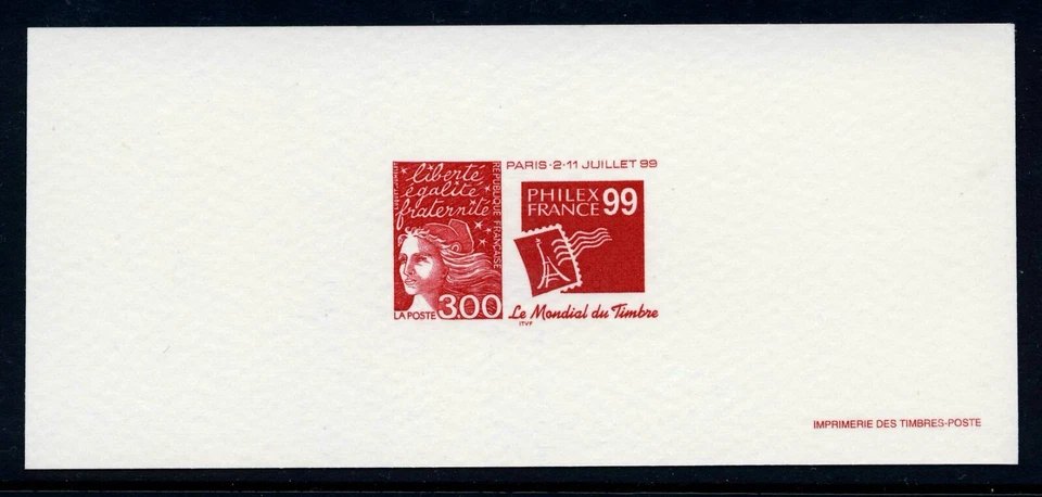 FRANCE . 1997 Philexfrance '99 (2620) . Reduced Size Deluxe Proof - Image 1 of 1