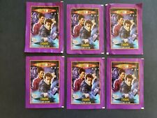  DOCTOR WHO STICKERS 2nd Edt MERLIN TOPPS MINT SEALED PACKETS x 6 + freebies