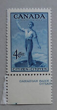 Canada 4 cent  stamp # 275 Confederation Citizen Citizenship   MNH 1947