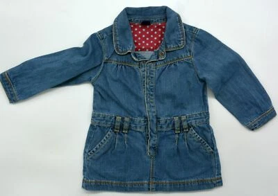 Tolles Baby Jeans Kleid von Zara Größe 9-12M 74 80 - Bild 1 von 2
