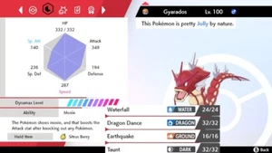 Pokemon Sword and Shield 6iv Shiny Gyarados - FAST DELIVERY! - Picture 1 of 1