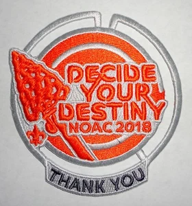2018 NOAC Order of the Arrow "Thank You" Patch - Imagen 1 de 1