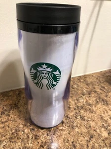 Starbucks 16 oz White Travel Tumbler With Lid 2016 - Picture 1 of 4