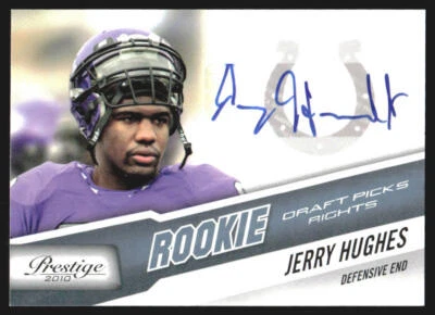 2010 Panini Prestige Jerry Hughes #254     RC Indianapolis Colts  1M - Image 1 of 2