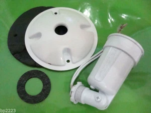 Wetterfest Single PAR 38 LAMPENHALTER BEFESTIGUNGSSET, 75-150W WEISS, Up-Light NEU  - Bild 1 von 5