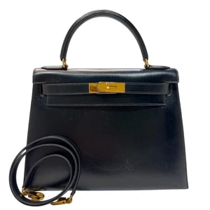 HERMES Kelly 28 outer sewing 〇Y刻印　(1995年製) Handbag Japan ookura - Picture 1 of 18