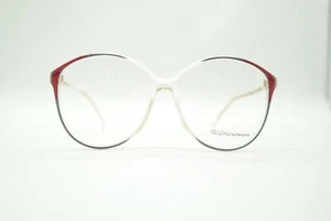 Vintage Paul Grimaud by Panora 10-934-1 Transparent Rot oval Brille NOS - Picture 1 of 6