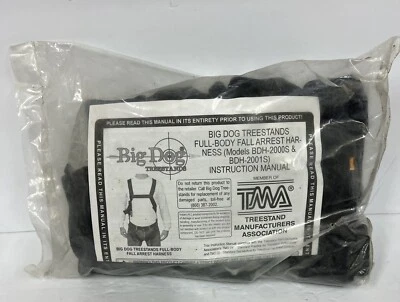 Big Dog Tree Stands Full Body Full Arrest Harness Model BDH 2000s- BDH 2001s - Image 1 of 4