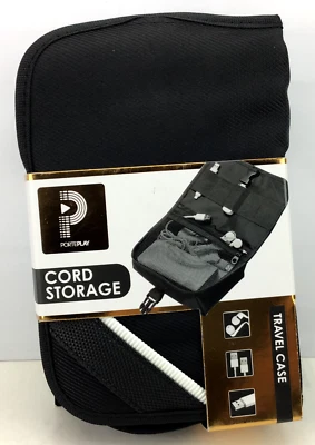 Bolsa de armazenamento portátil com cabo bolsa técnica compacta estojo carregador - Imagem 1 de 4