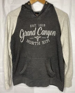 Grand Canyon Hoodie Sweatshirt Pullover North Rim Long Sleeve Gray Boy’s Size S - Picture 1 of 12