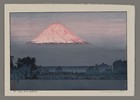 Toshi Yoshida Woodblock - Mt. Fuji from Gotemba