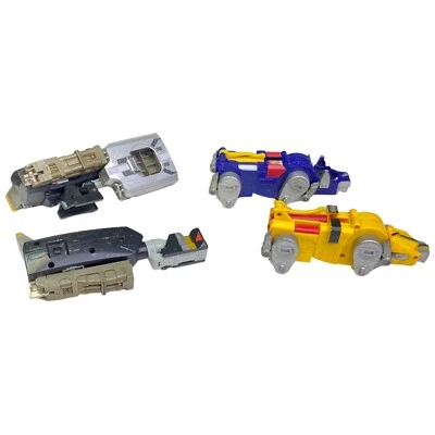 Lote de figuras de acción Voltron Lion amarillo azul para reparación de piezas 1998 Trendmasters Foto 1 de 3