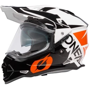 ONEAL Sierra 2 V.23 ADVENTURE MOTORCYCLE HELMET Black/Orange SIZE LARGE - Picture 1 of 7