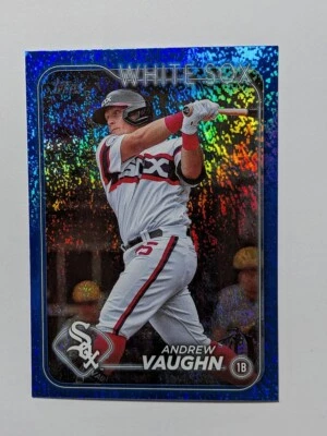 2024 Topps Series 1 Blue Holofoil Andrew Vaughn /999 Card #255 - Image 1 of 2