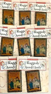 Juego de 8 prendedores de solapa para cubierta de libro Raggedy Ann & Andy Camel - Imagen 1 de 2