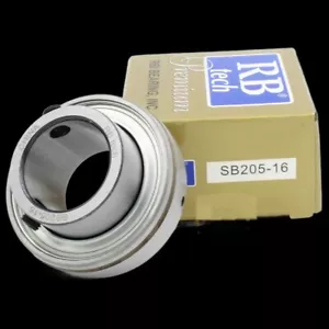 SB205-16 1" Insert Ball Bearing With Set Screws - GENUINE RBI BEARING - Picture 1 of 1