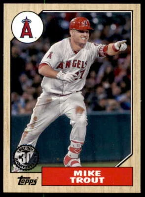 Mike Trout Card 2017 Topps '87 Topps #8750  - Image 1 of 2