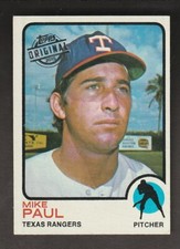 2015 Topps 1973 Original Buybacks #58 Mike Paul Texas Rangers