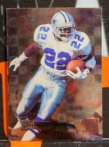 1995 FLEER METAL ** EMMITT SMITH ** #53 " DALLAS COWBOYS " - Picture 1 of 2