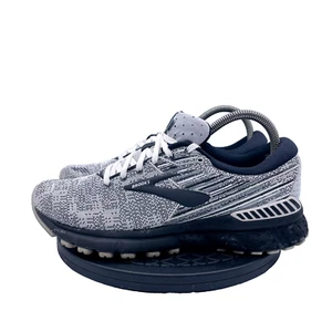 Brooks adrenaline GTS 19 womens size 9 shoes black gray athletic running sneaker - Picture 1 of 8