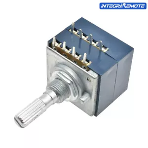 50K Alps Audio Log amp Regulacja głośności Potencjometr pot stereo z głośnikami 1dB - Zdjęcie 1 z 7