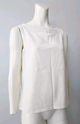 Blusa para mujer Judith Hart Collection sin mangas mezcla de seda talla XL Foto 1 de 4