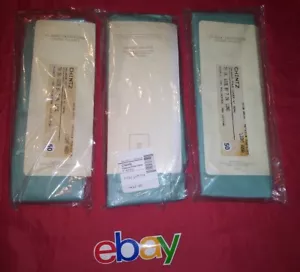 3 PC LOT VINTAGE Classic Traditions 4" DRAPE Drapery VALANCE AQUA TEAL 78X7 NEW - Picture 1 of 5