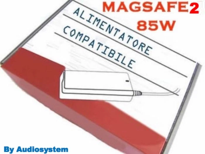 ALIMENTATORE CARICA BATTERIE A1435 PER APPLE MACBOOK PRO A1425 13,3" 85W BIANCO - Immagine 1 di 1