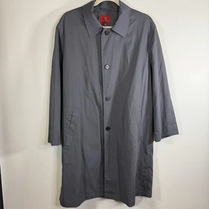 Gabardina Cole Haan Talla M Para Hombre Gris Abotonada Bonitos Bolsillos Viaje de Negocios - Imagen 1 de 7