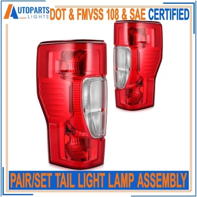 PAR/CONJUNTO para Ford F250 F350 Super Duty 2020-2022 sin conjunto de luces traseras de punto ciego Foto 1 de 4