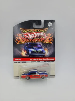 Hot Wheels Dragstrip Demons Sox & Martin Super Stock Barracuda #5/30 Foto 1 de 4