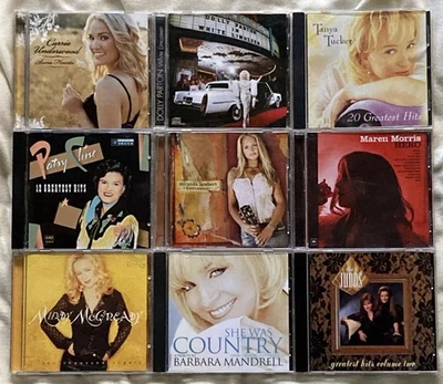 LEGENDS of COUNTRY CD Lot • DOLLY • CARRIE • PATSY & More - Image 1 of 4