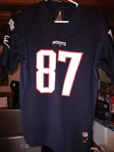 NFL New England Patriots Rob Gronkowski #87 Kids Youth Jersey Size Large 14/16 - Picture 1 of 6
