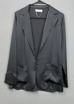 Blazer Bailey 44 Mujer S Gris Frente Abierto Ligero Poliéster Gris Manga Larga Foto 1 de 4